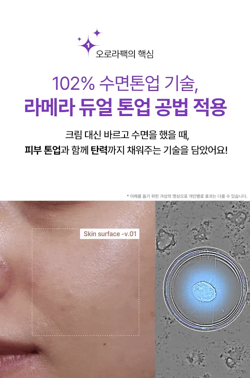[붓기쏙/광채팡] 토르홉 핀란데 오로라 밤하늘 광채마스크 60g 기획 (+괄사스푼) 상세페이지 18